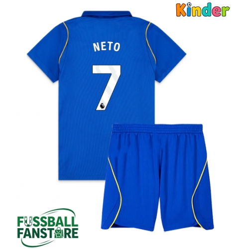 Chelsea Pedro Neto #7 Replik Heimtrikot Kinder 2026-27 Kurzarm (+ Kurze Hosen)